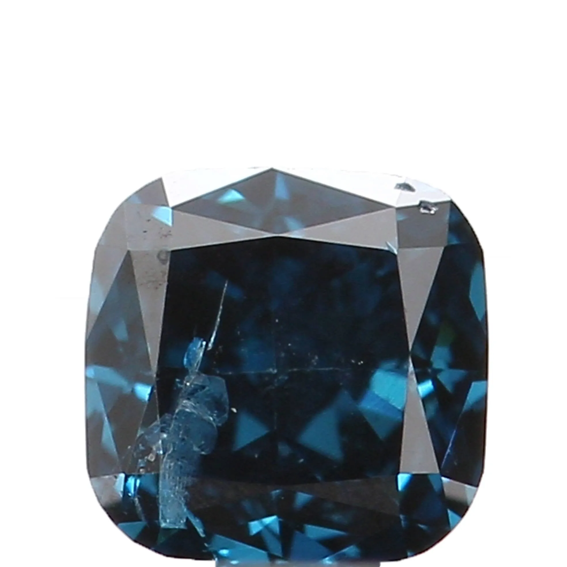 Natural Loose Diamond Cushion Blue Color I1 Clarity 3.00 MM 0.15 Ct KR985