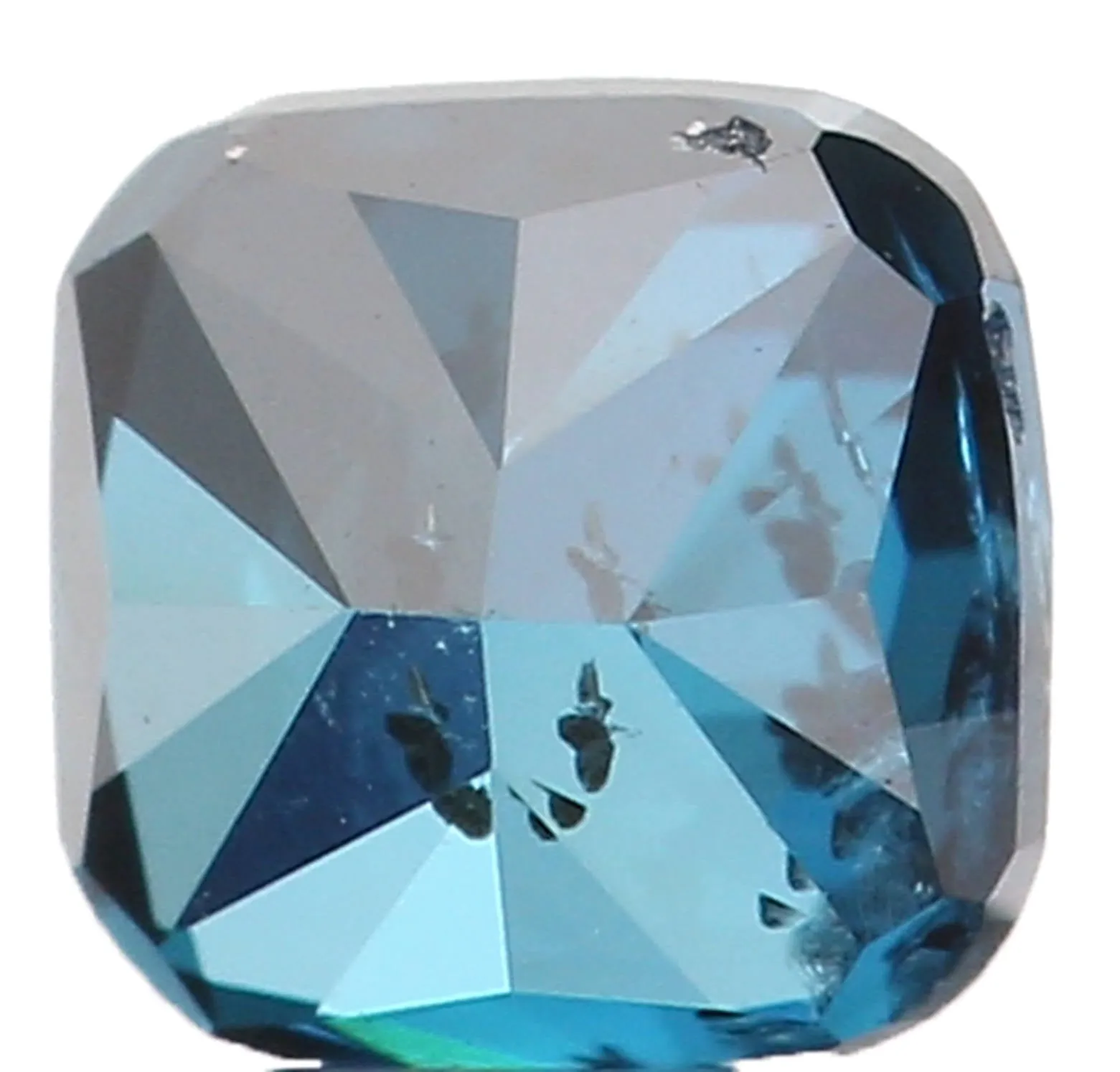 Natural Loose Diamond Cushion Blue Color I1 Clarity 3.00 MM 0.15 Ct KR985