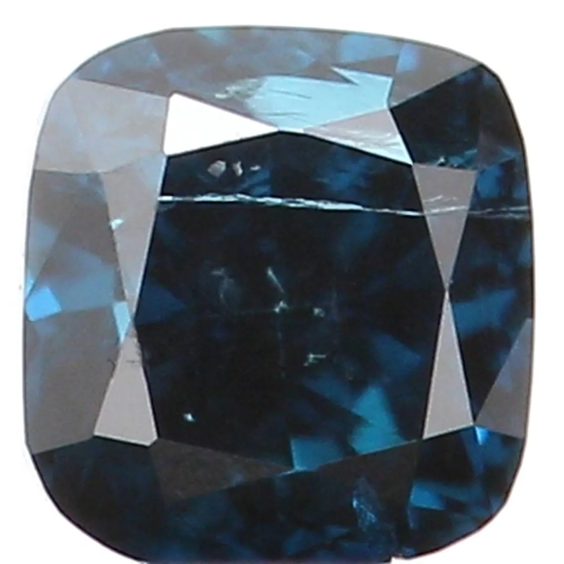 Natural Loose Diamond Cushion Blue Color SI2 Clarity 2.60 MM 0.11 Ct KR984