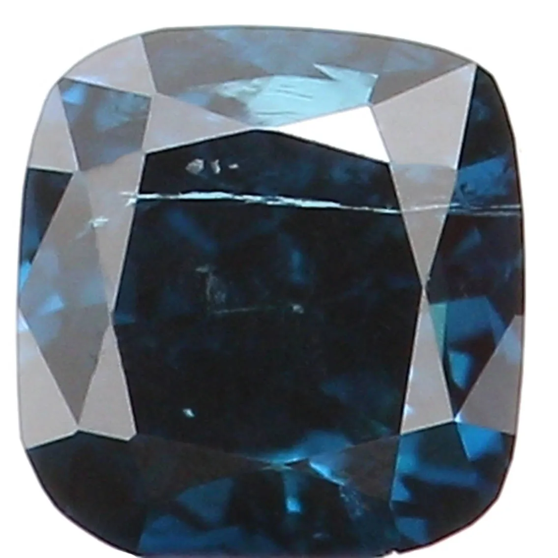 Natural Loose Diamond Cushion Blue Color SI2 Clarity 2.60 MM 0.11 Ct KR984