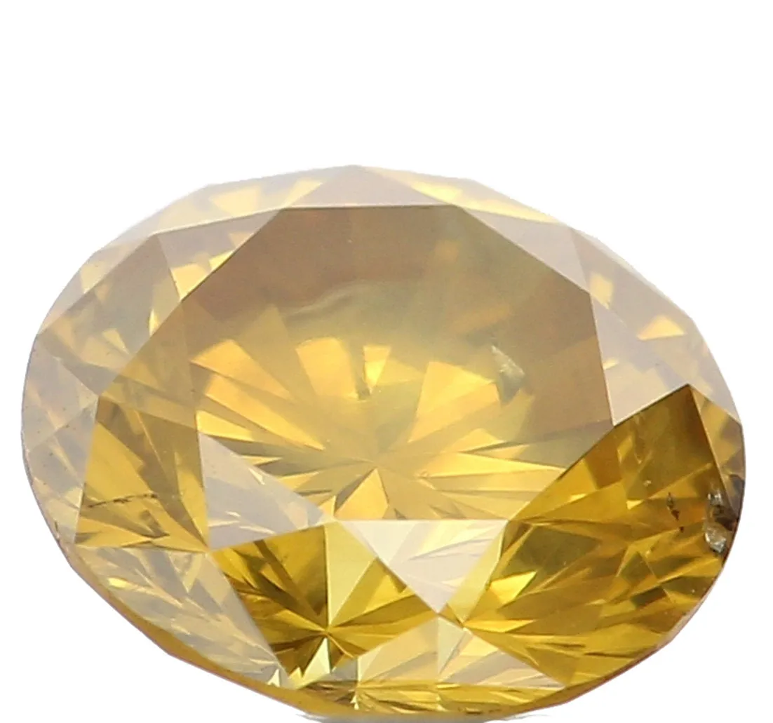 Natural Loose Diamond Round Fancy Color SI2 Clarity 5.85 MM 0.78 Ct L6113