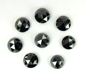 Natural Loose Diamond Round Rose cut Black Chakri 1 Pcs Scoop 4.00 MM Q45