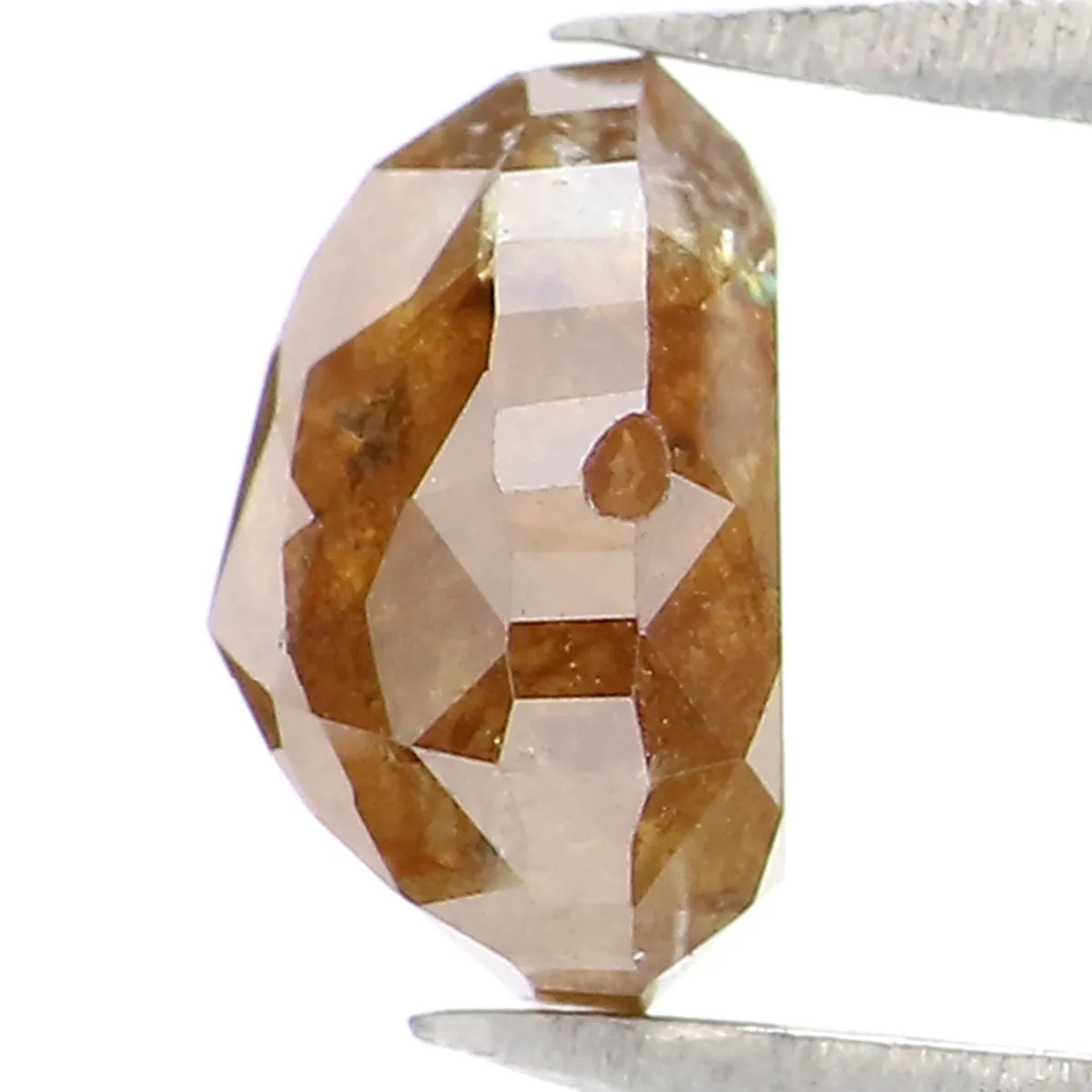 Natural Loose Pear Brown Color Diamond 1.08 CT 6.29 MM Pear Shape Rose Cut Diamond KR2505