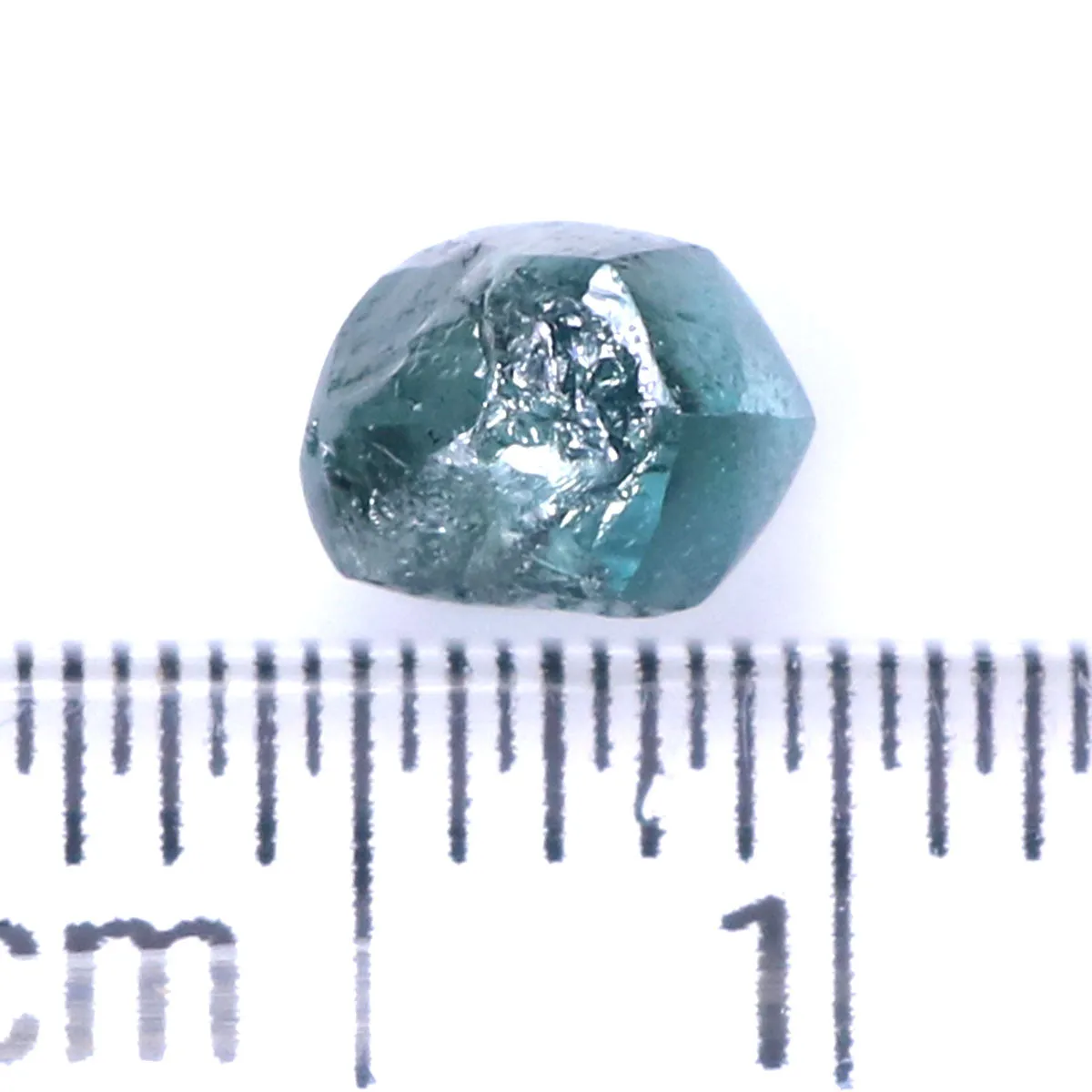 Natural Loose Rough Blue Color Diamond 0.81 CT 5.10 MM Rough Irregular Cut Diamond KDK2519