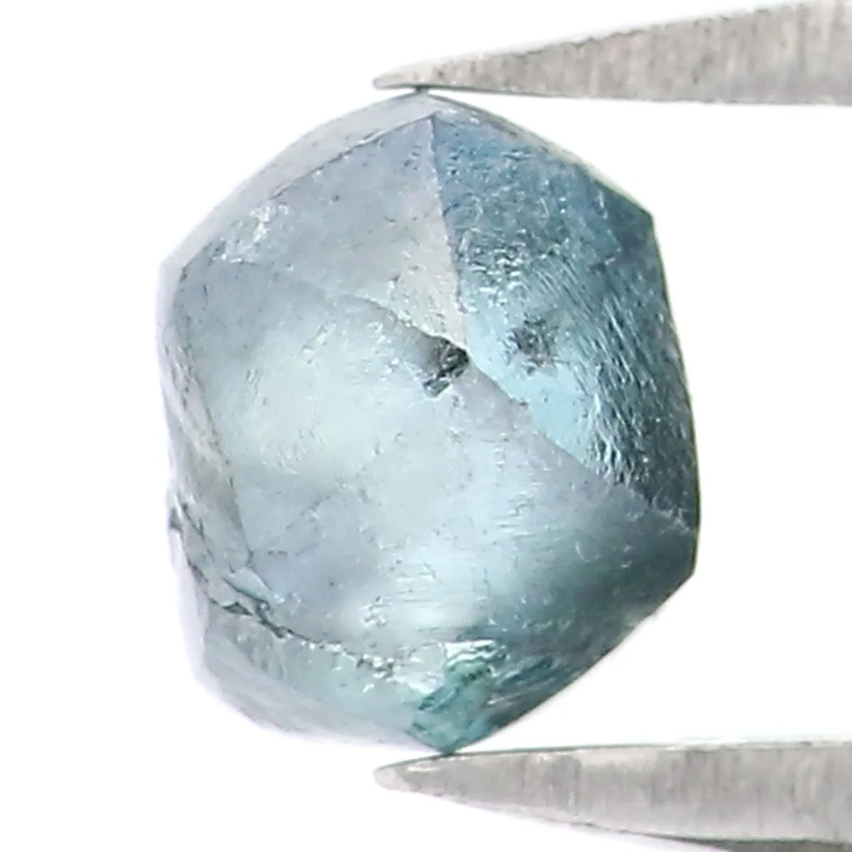 Natural Loose Rough Blue Color Diamond 0.81 CT 5.10 MM Rough Irregular Cut Diamond KDK2519