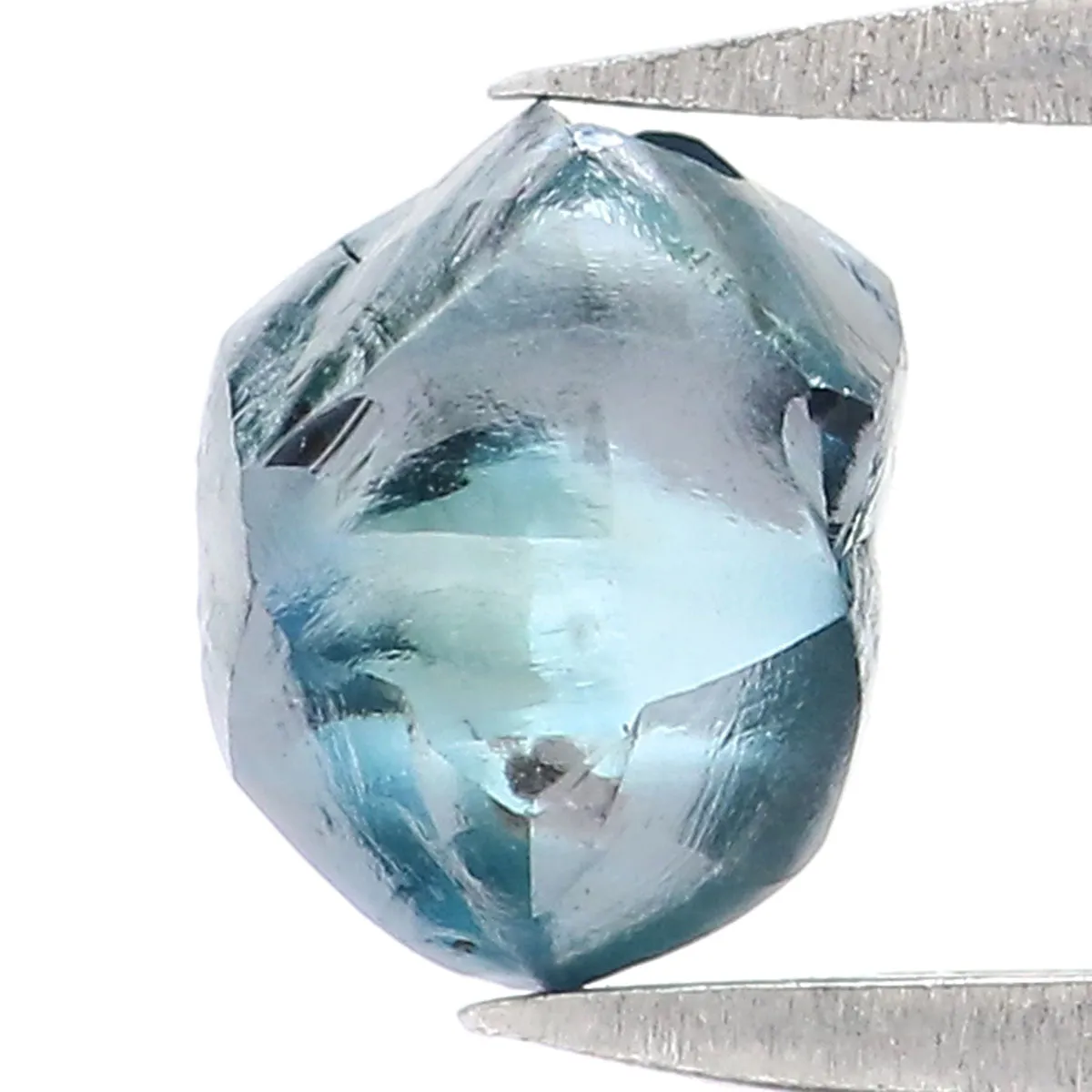 Natural Loose Rough Blue Color Diamond 0.98 CT 5.75 MM Rough Irregular Cut Diamond KDL2326