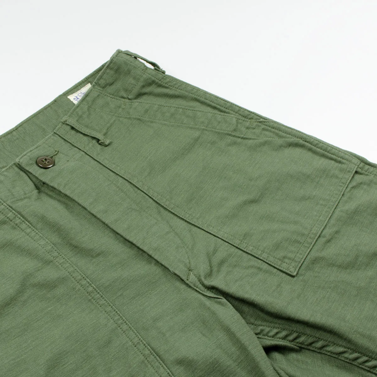 orSlow - Slim Fit Fatigue Pants - Green