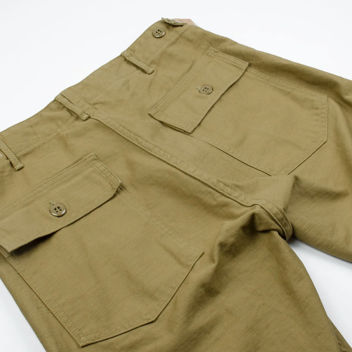 orSlow - Slim Fit Fatigue Pants - Khaki