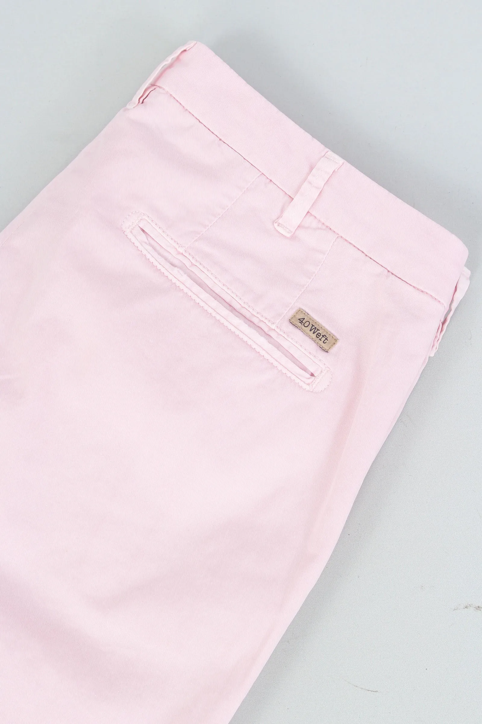 Pantalone Chino Slim Fit Rosa Antico