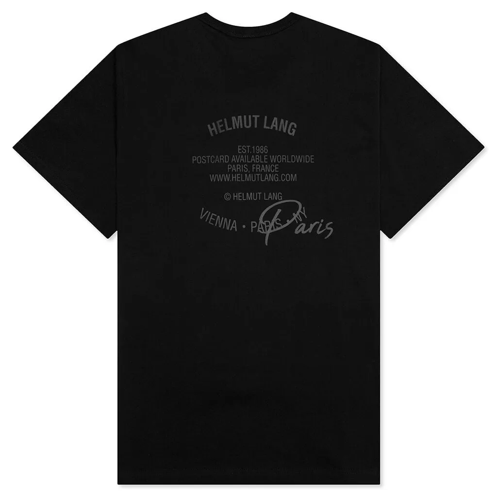 Paris Postcard Tee - Black