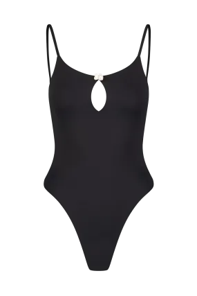 Pearl One-Piece in Black