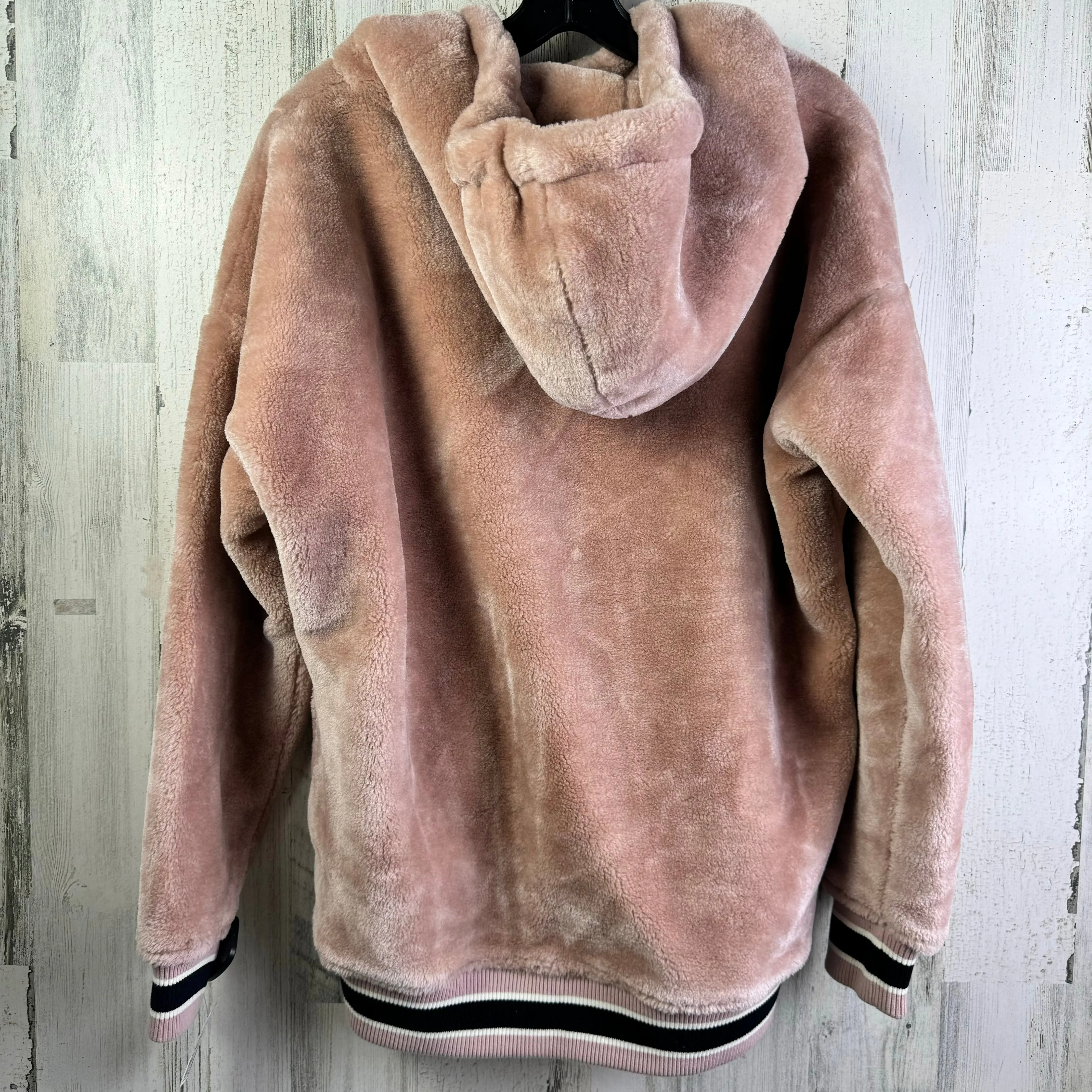 Pink Sweatshirt Hoodie Ugg, Size M