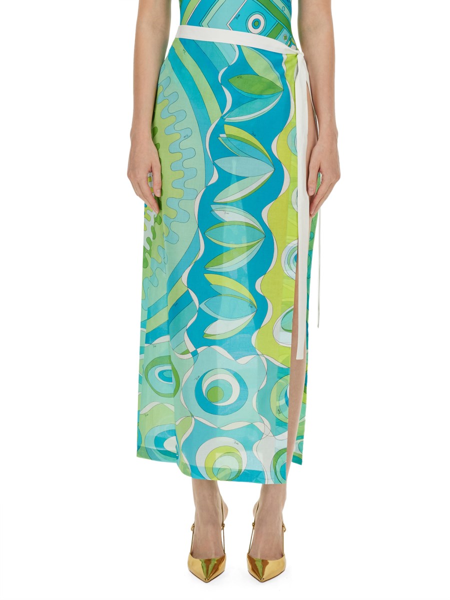 PUCCI    COTTON SKIRT