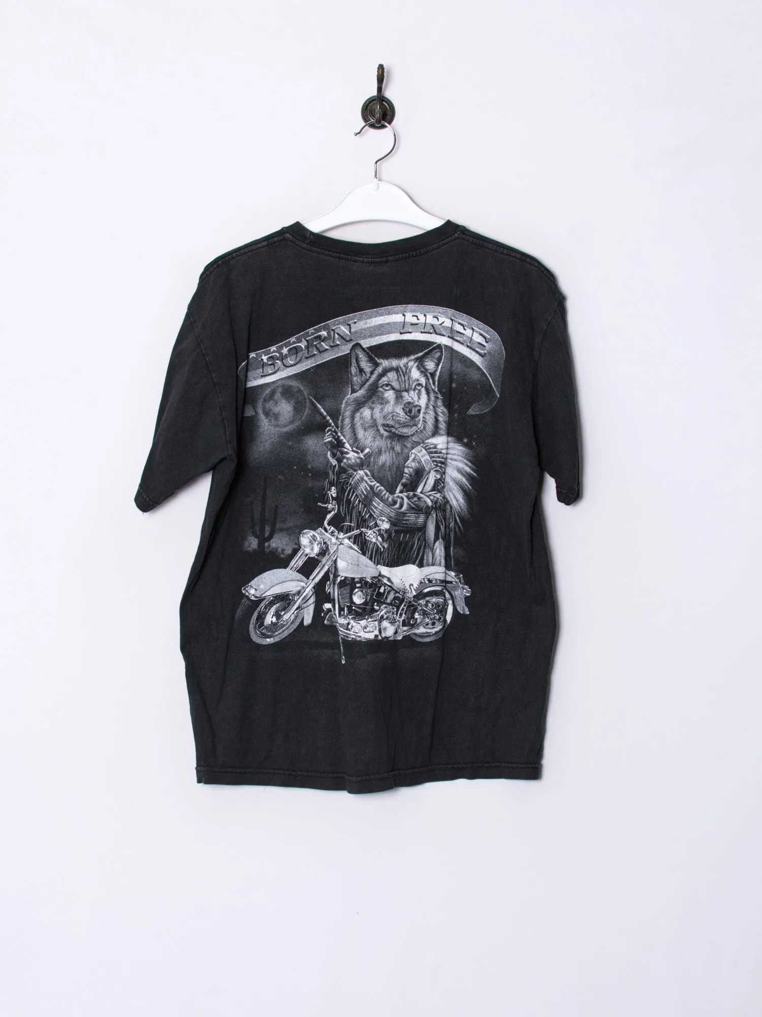 Rock Black Cotton Tee