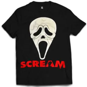 Scream Mask Black Tee