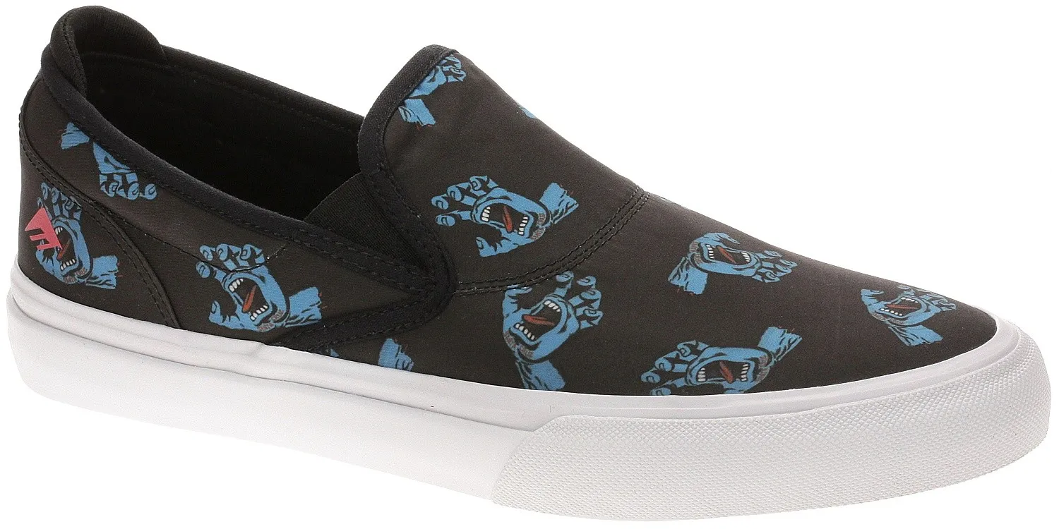 shoes Emerica Wino G6 Slip-On X Santa Cruz - Blue/Black/White - men´s