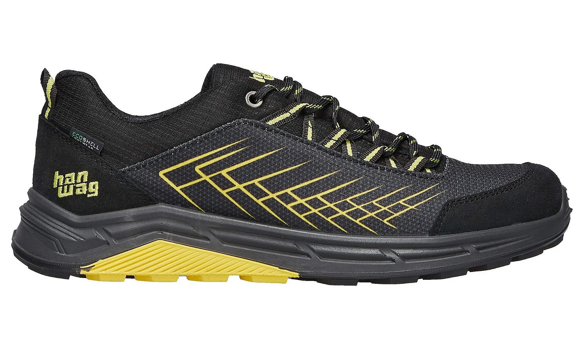 shoes Hanwag Coastridge Low ES - Black/Yellow - men´s