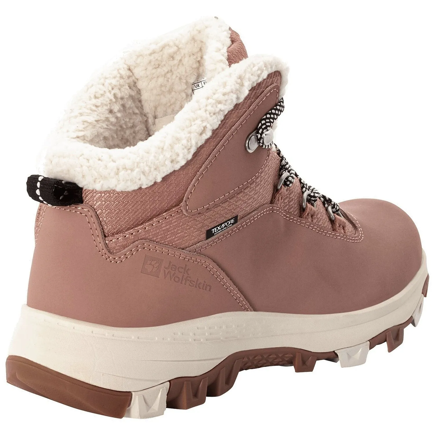 shoes Jack Wolfskin Everquest Texapore Mid W - Rose/White - women´s