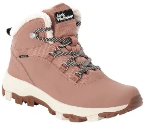 shoes Jack Wolfskin Everquest Texapore Mid W - Rose/White - women´s