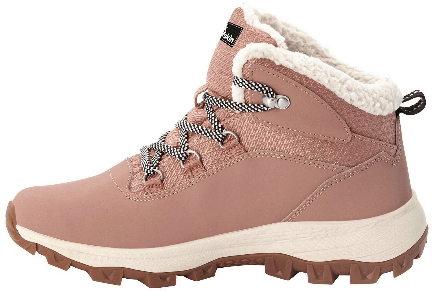 shoes Jack Wolfskin Everquest Texapore Mid W - Rose/White - women´s