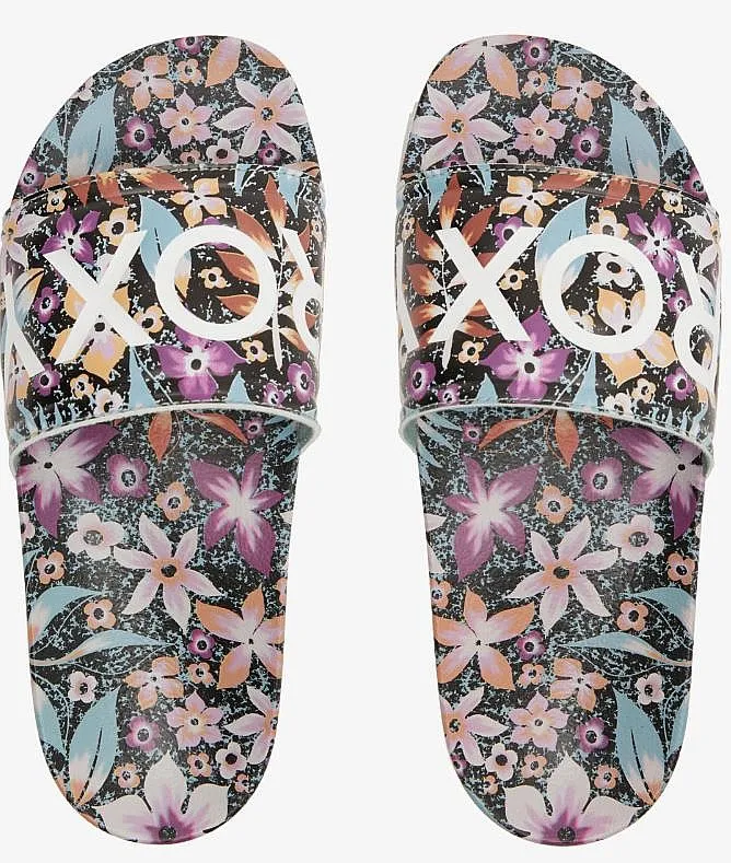 shoes Roxy Slippy Printed - 1BF/Black/Floral - women´s