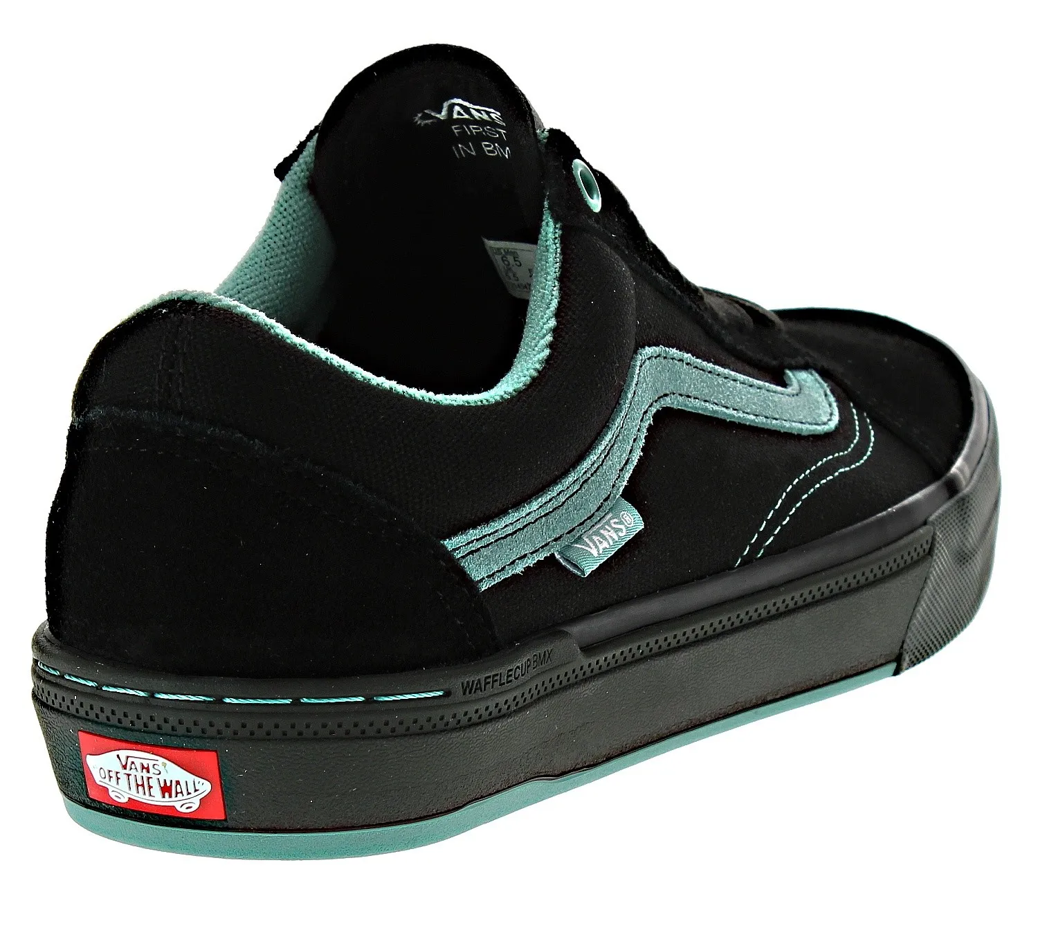 shoes Vans BMX Old Skool - Black/Teal - men´s