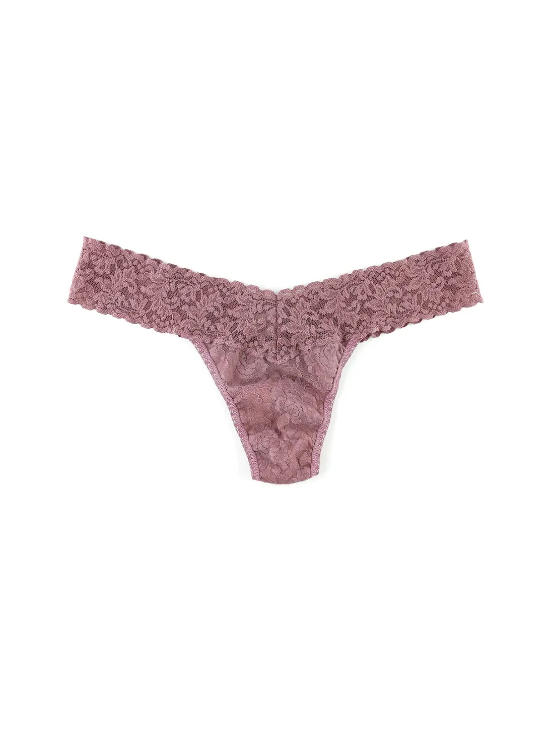 Signature Lace Low Rise Thong - Primary Colours