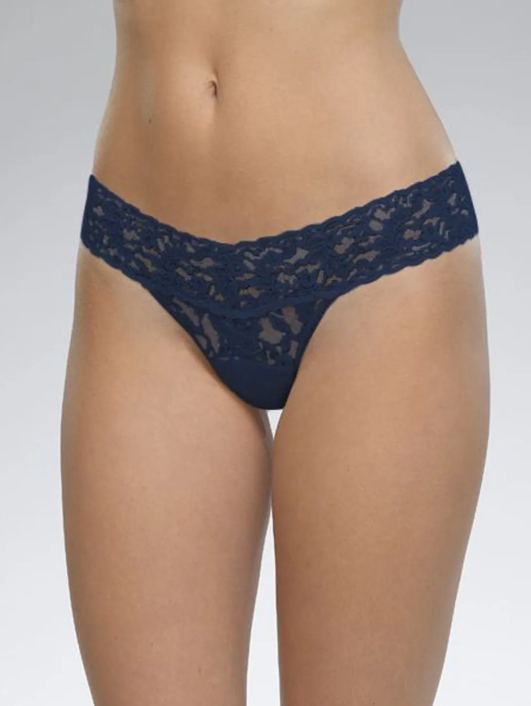 Signature Lace Low Rise Thong - Primary Colours