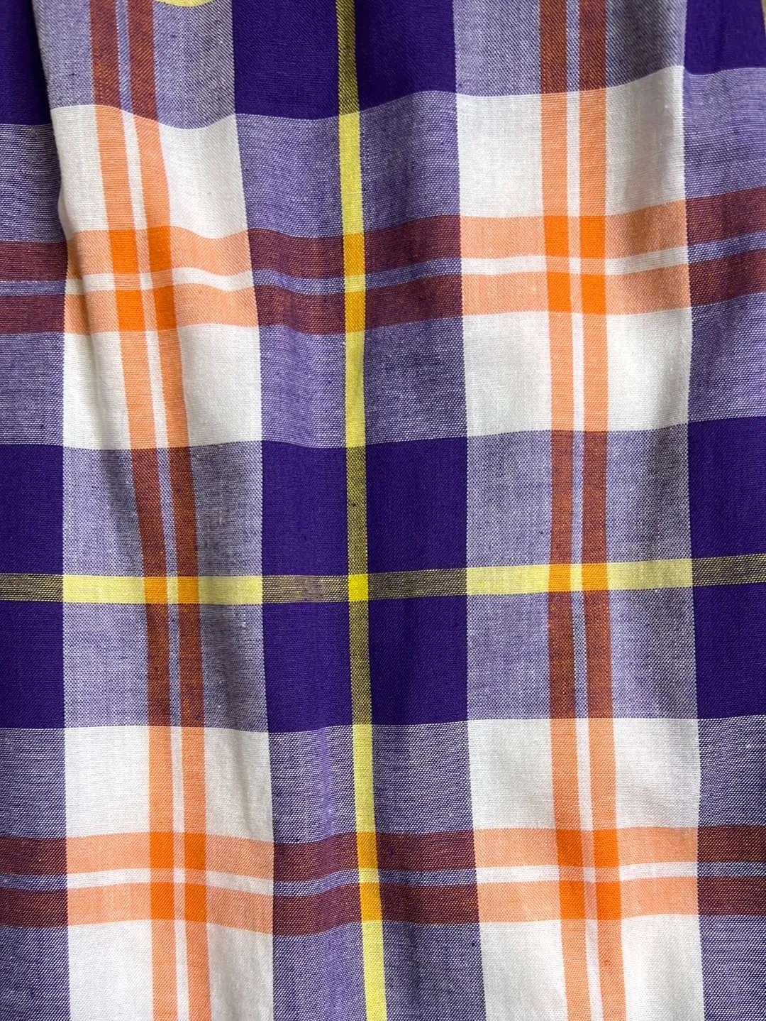 Size 6 - Leonard St Purple Check Aviary Dress