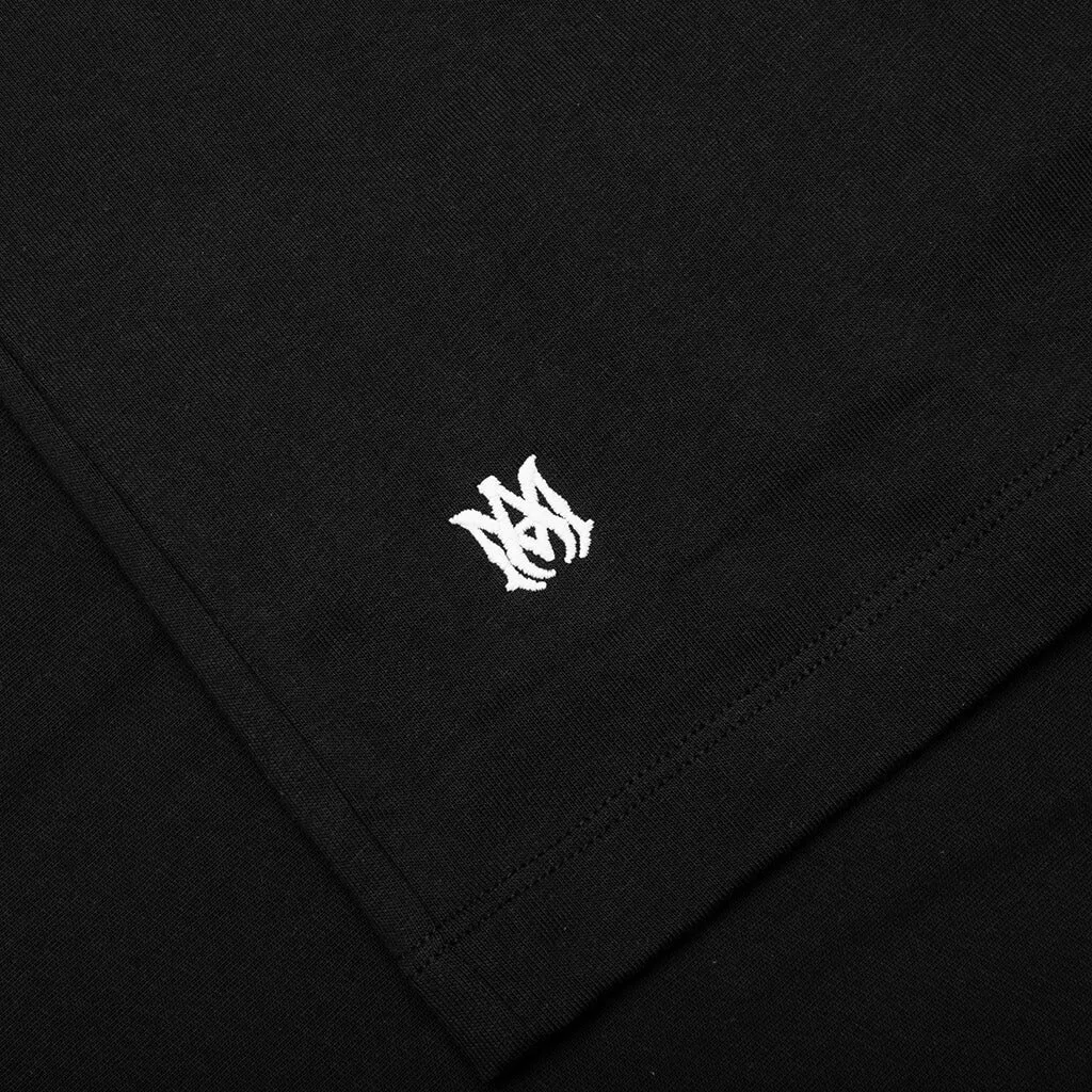 Staggered Logo Tee - Black