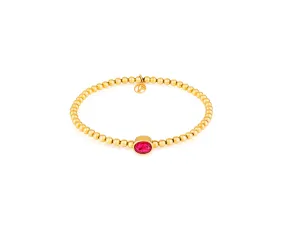 Stirata Bracelet 1.4ct Rubellite 18kt Gold