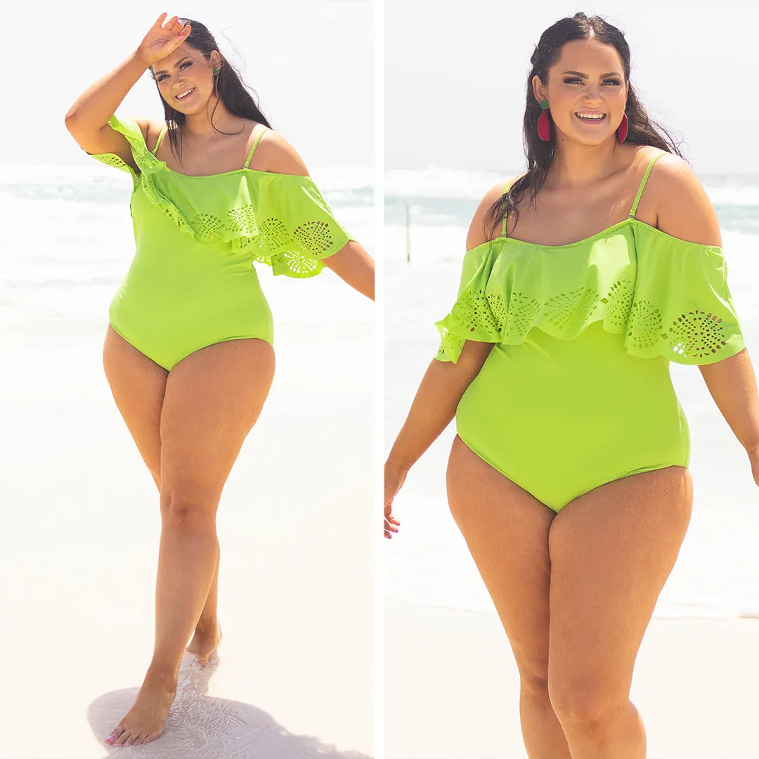 Sunrise And Shine Swimsuit, Green