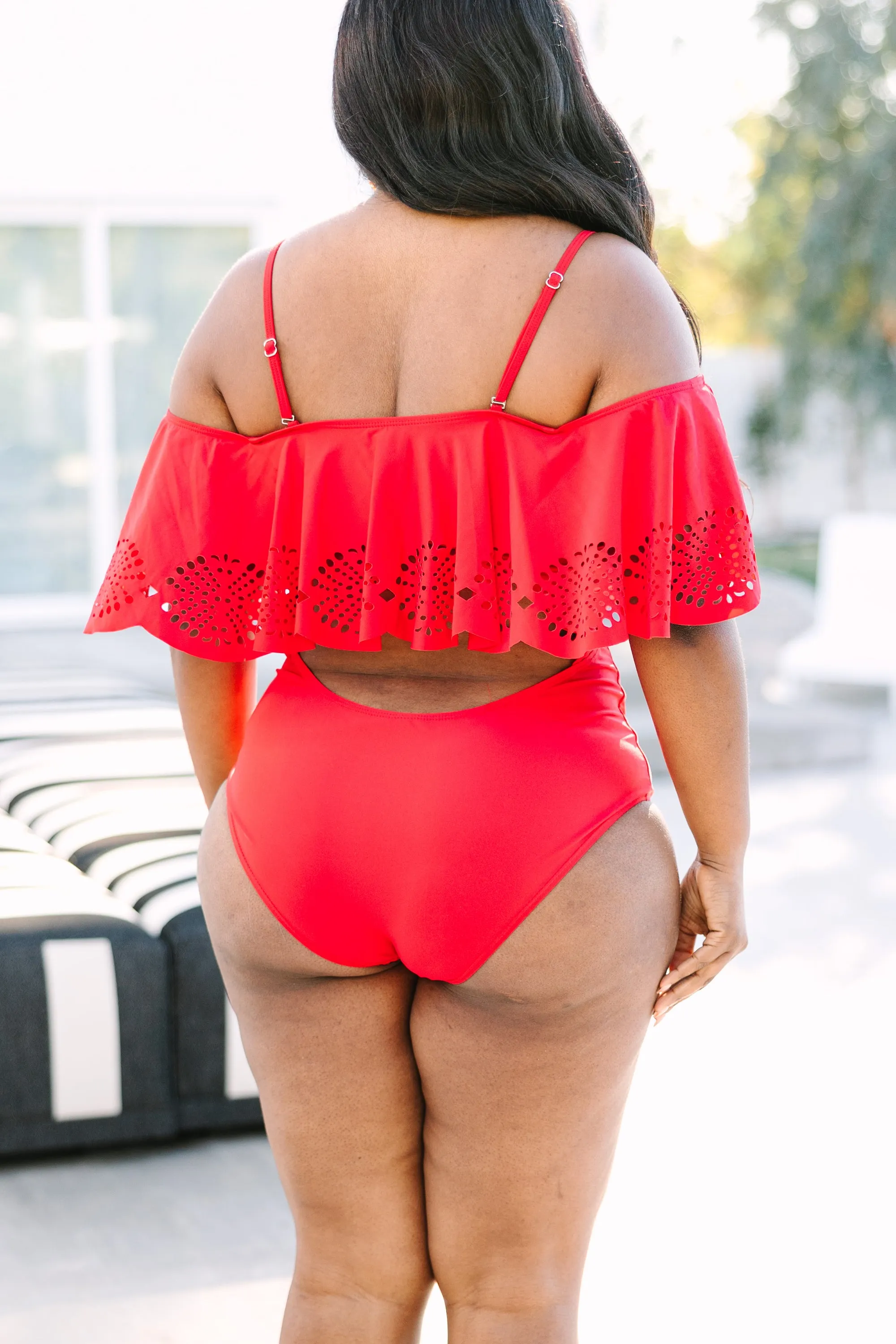 Sunrise And Shine Swimsuit, Red