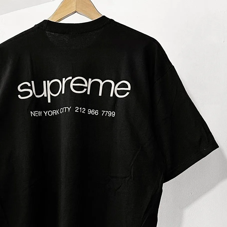 Supreme NYC Tee Black