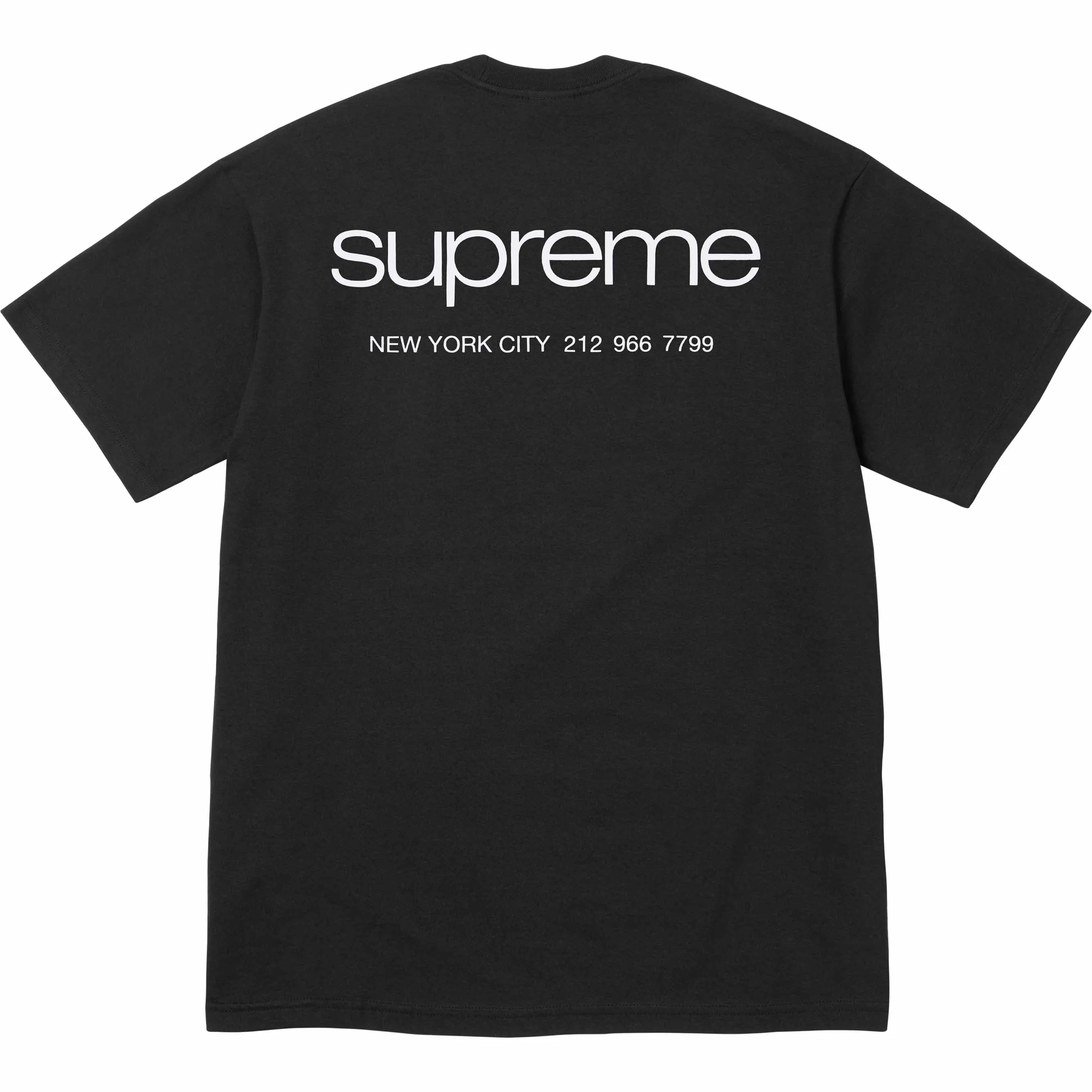 Supreme NYC Tee Black