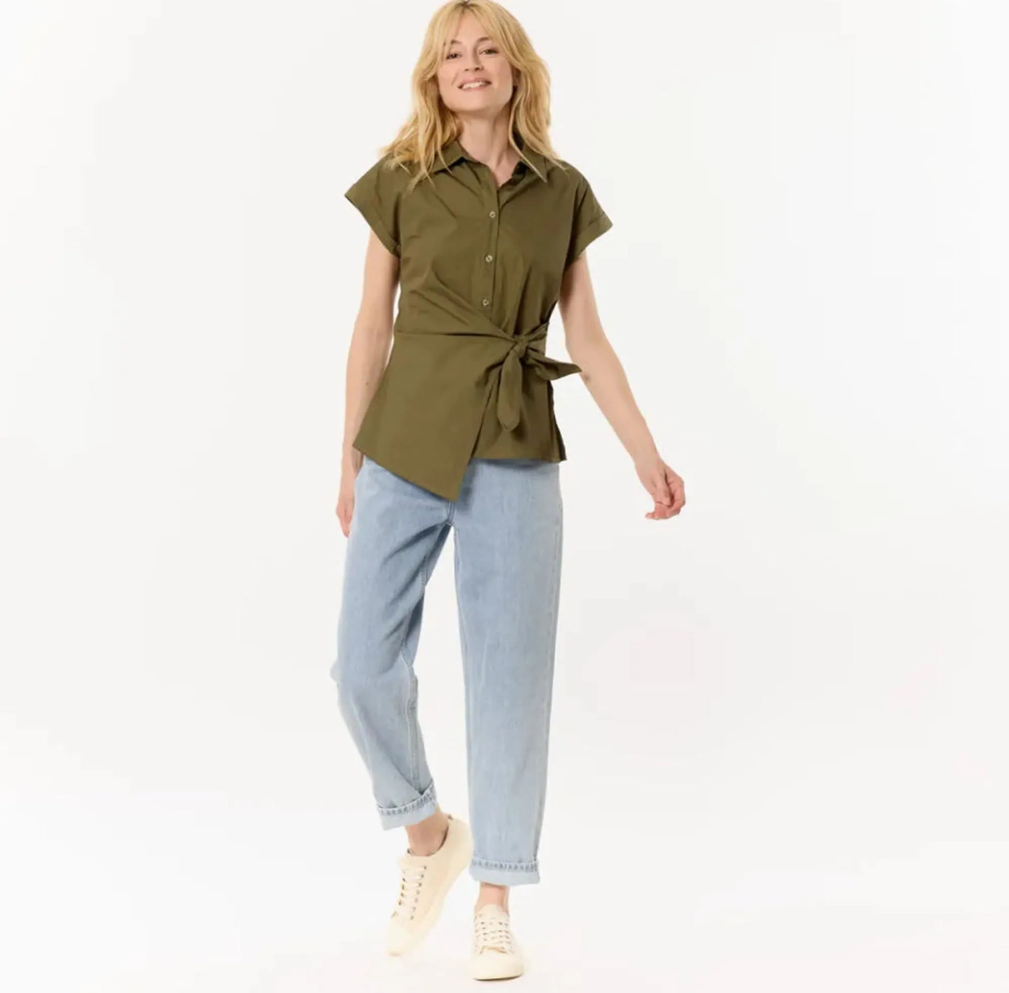 Sweewe Paris Asymmetrical Button Up in Multiple Colors