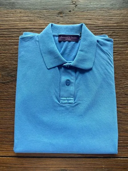 TEAL COTTON POLO