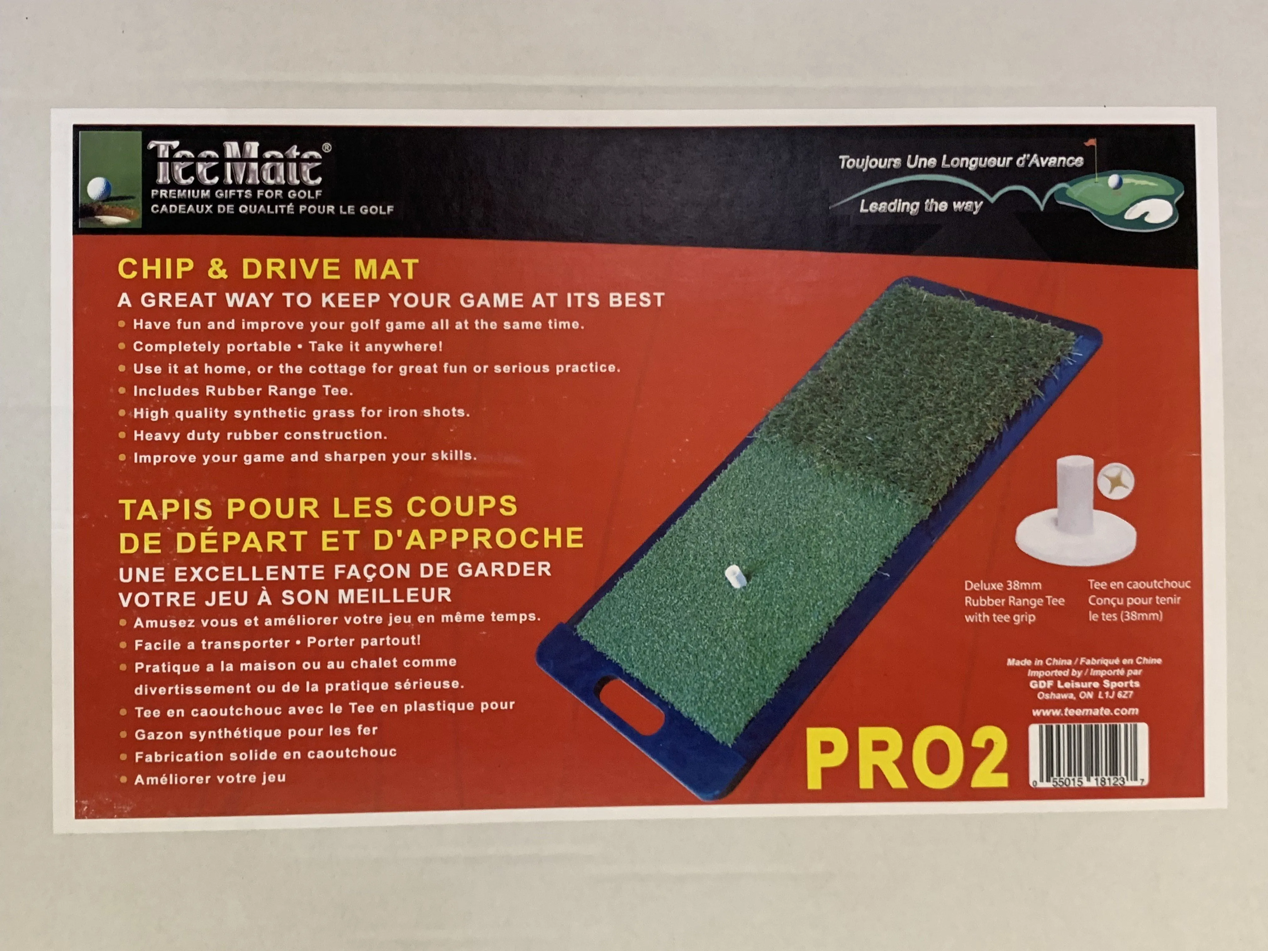 TeeMate Pro2 Large Dual Surface Chip & Drive Mat 26x12