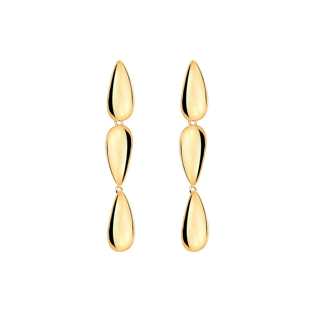 Triple Drop Earrings