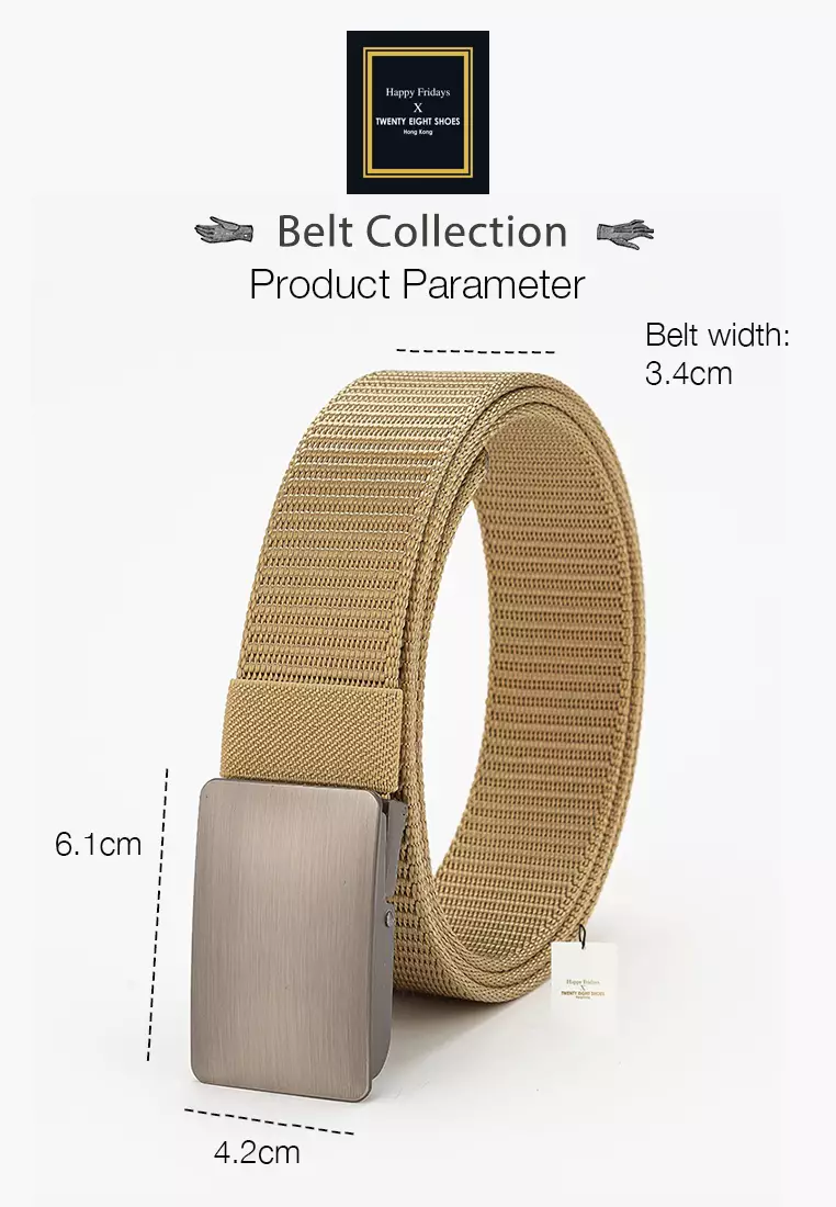 Twenty Eight Shoes Casual Street Style Thick Nylon Automatic Buckle Belt JW TS-FB24002