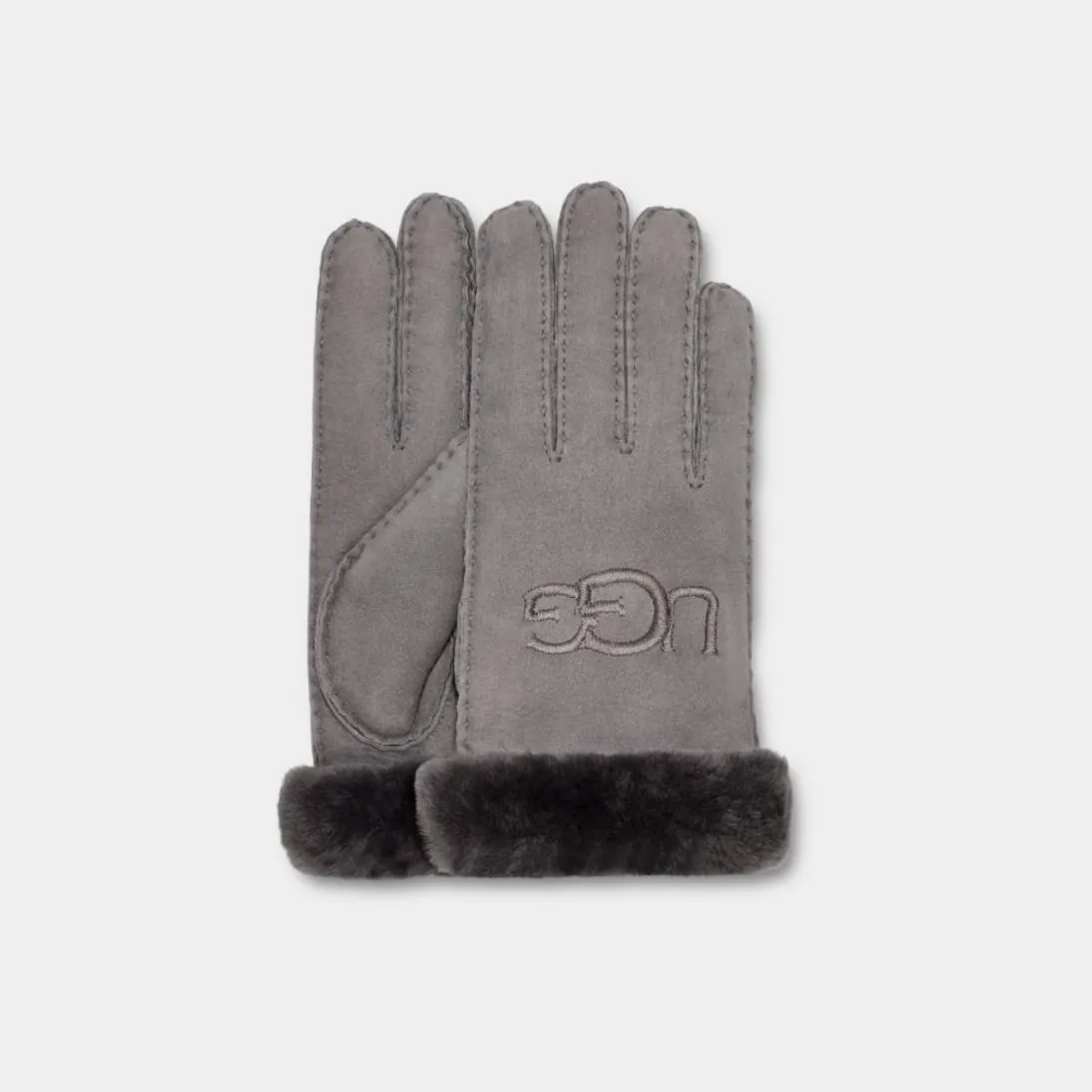 UGG Genuine Sheepskin Embroidered Glove 20931 Metal