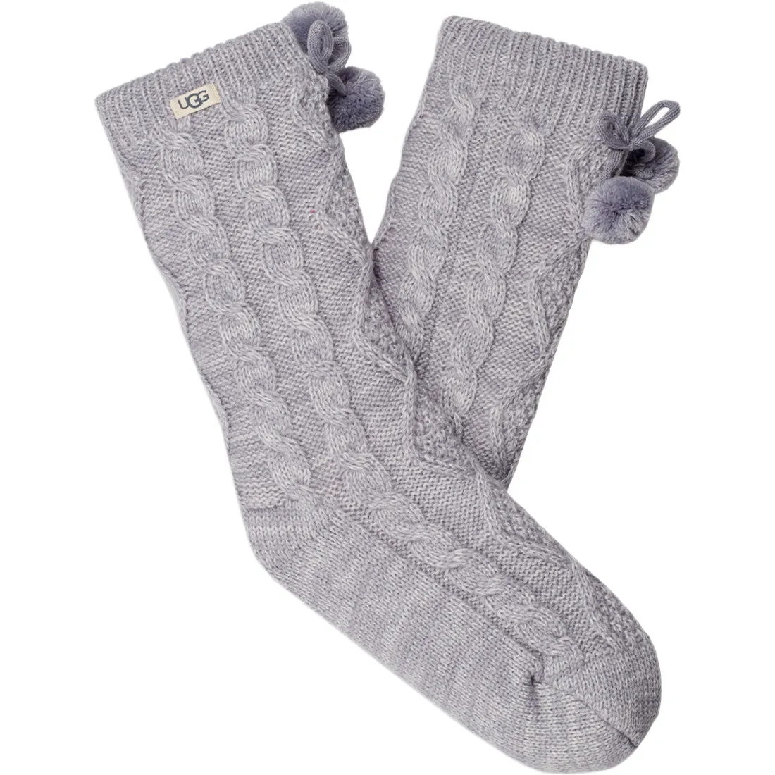 UGG Pom Pom Fleece Lined Crew Sock - Women's