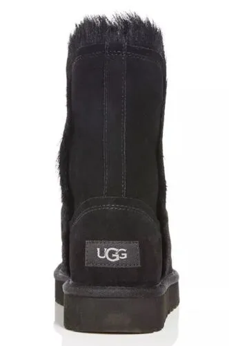 Ugg - Women Classic Short Fluff High Low (Black)