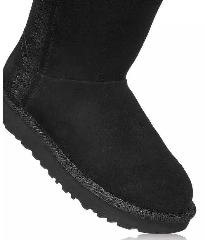 Ugg - Women Classic Short Fluff High Low (Black)