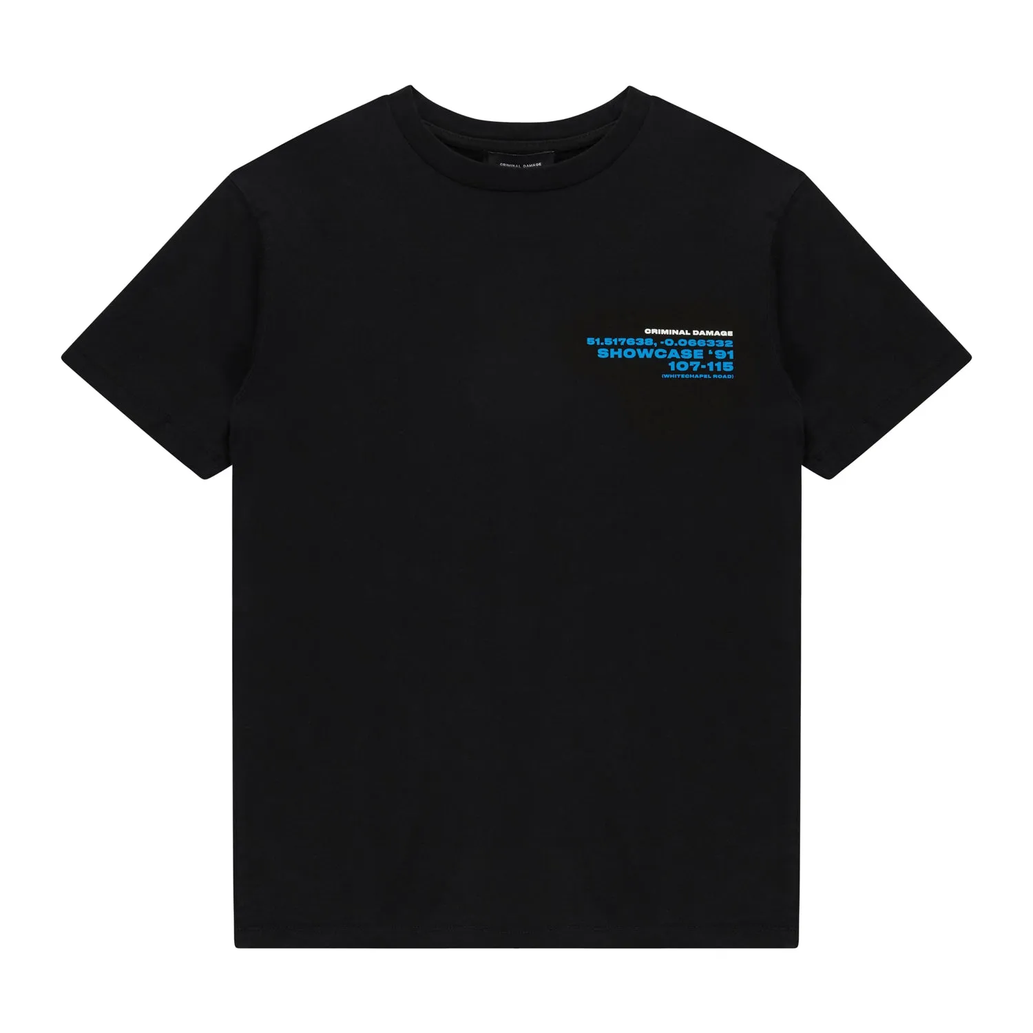 WHITECHAPEL ROAD TEE - BLACK