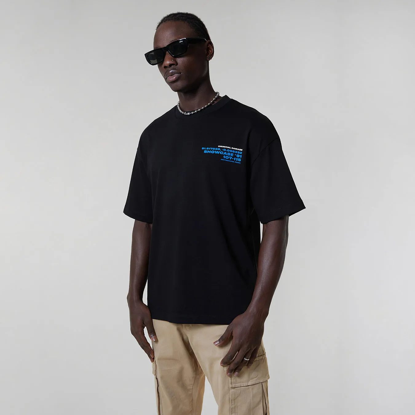 WHITECHAPEL ROAD TEE - BLACK