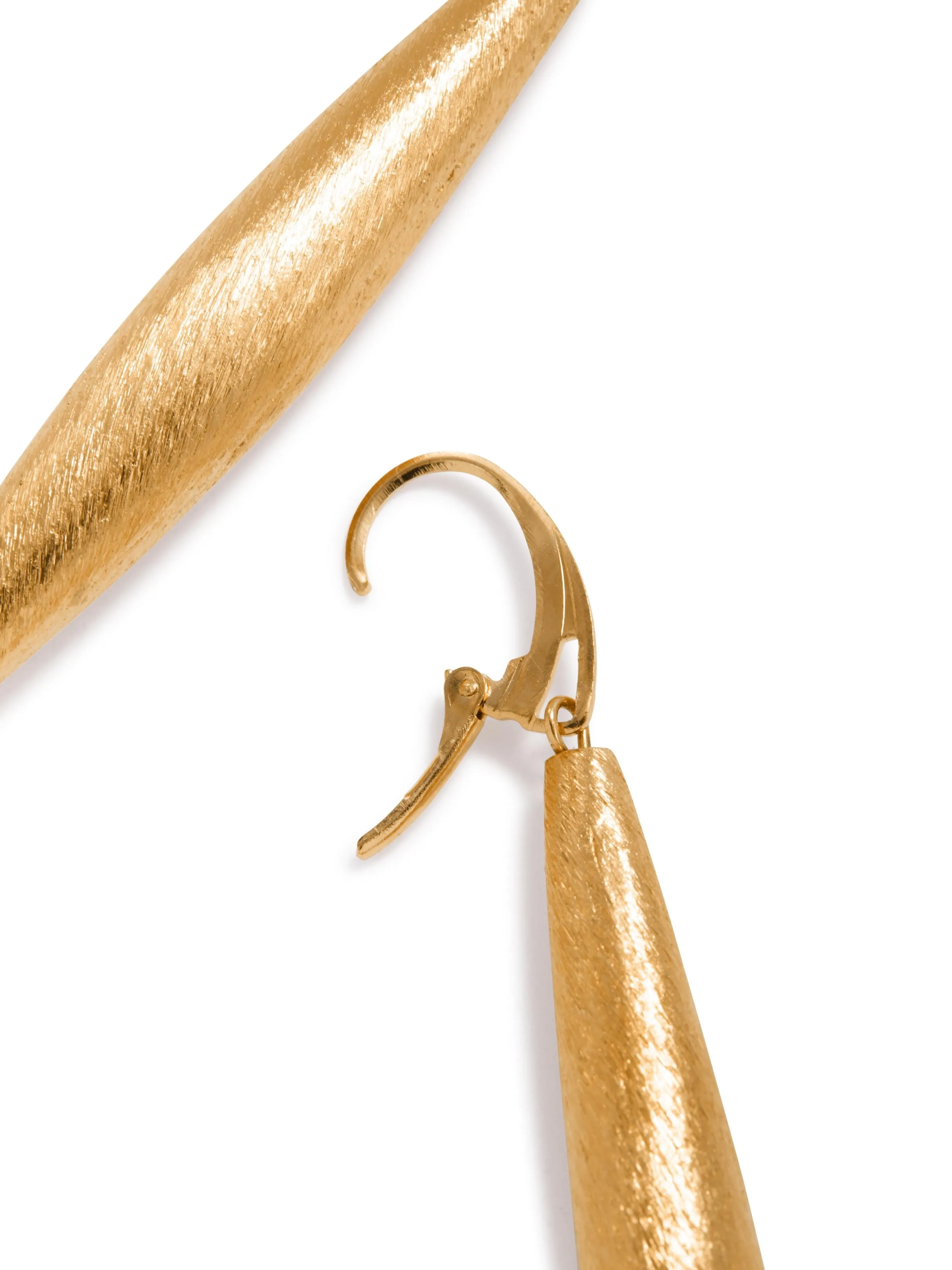 Zeppelin Cora 1 Drop Gold Earrings